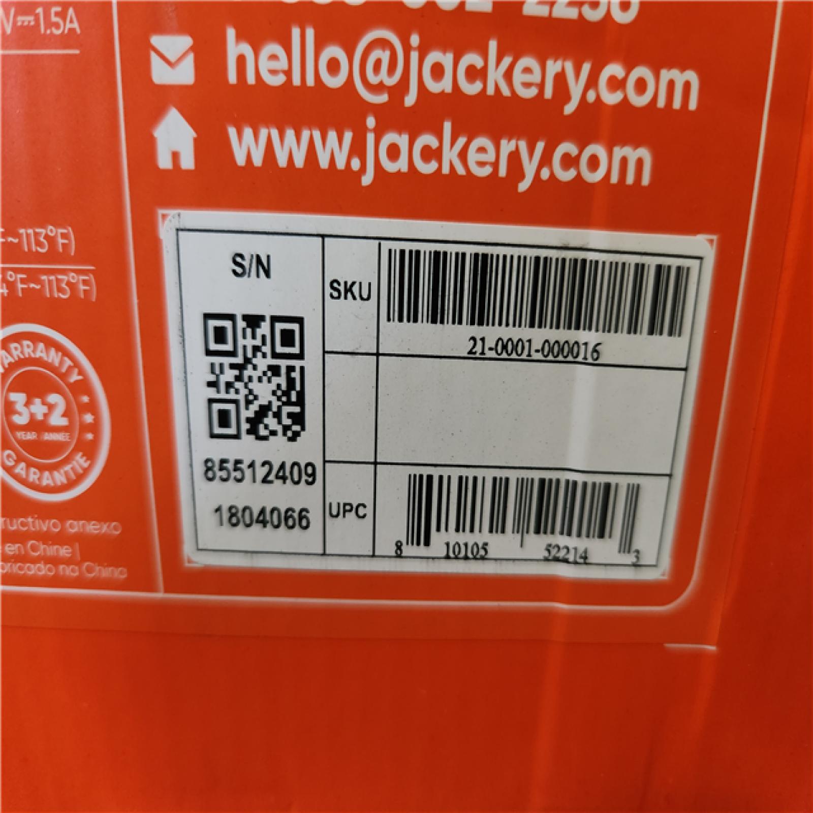 Phoenix Location NEW Jackery Solar Generator Explorer 2000 Plus 2042.8Wh/ 3000W Model No. Je-2000C