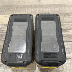 AS-IS DEWALT 20V MAX XR POWERSTACK Lithium-Ion 5.0Ah Battery (2 -Pack)