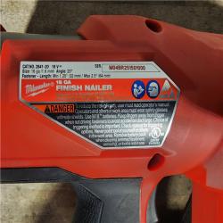 HOUSTON LOCATION - AS-IS Milwaukee 2841-20 18V Cordless Gen II 16 Gauge Angled Finish Nailer (Tool Only)