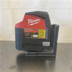 AS-IS- M12 12-Volt Lithium-Ion Cordless Green 125 Ft. Cross Line and Plumb Points Laser Level (Tool-Only)