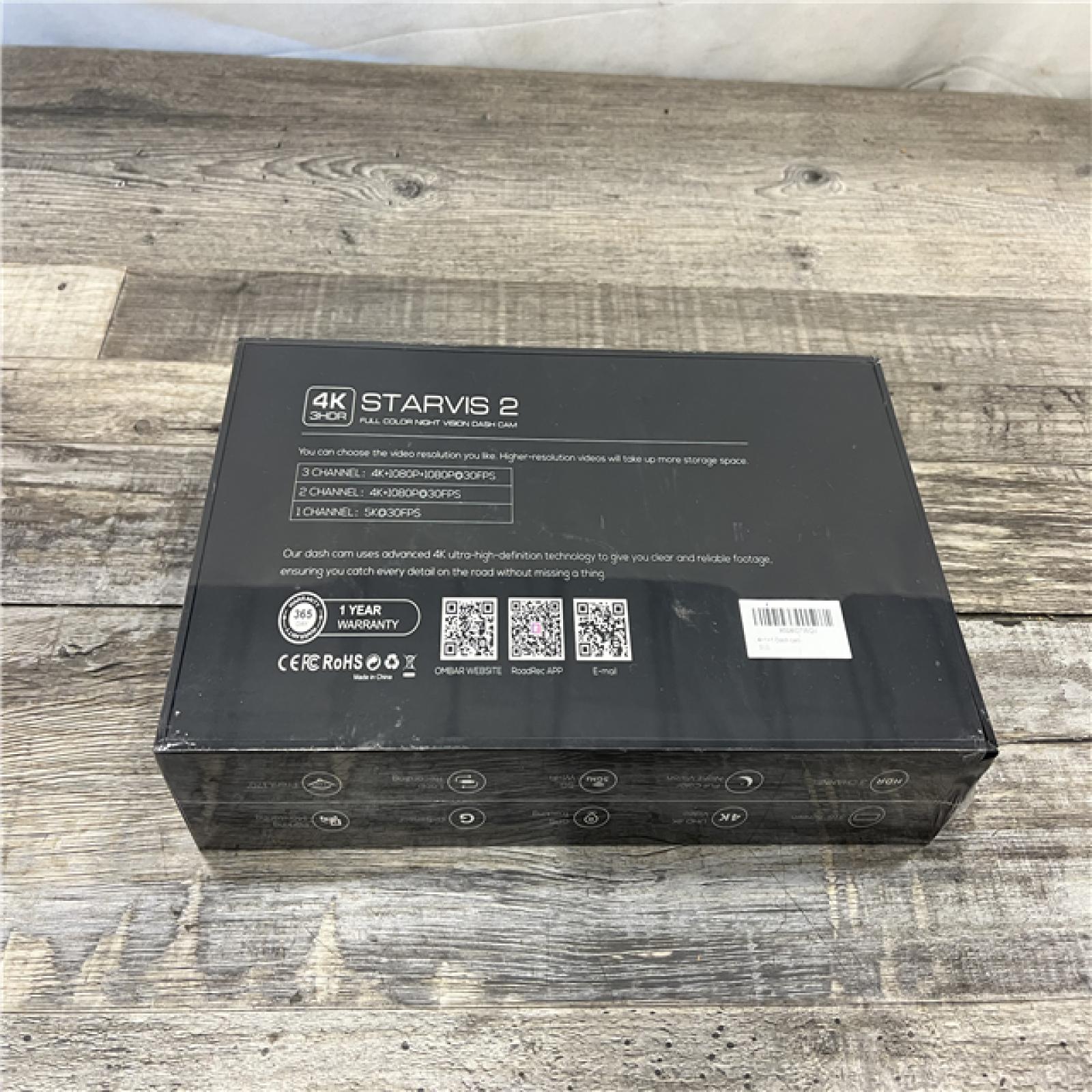 New OMBAR T1 4K 3 Channel Dash Cam  OMBAR T1 4K 3 Channel Dash Cam  STARVIS 2