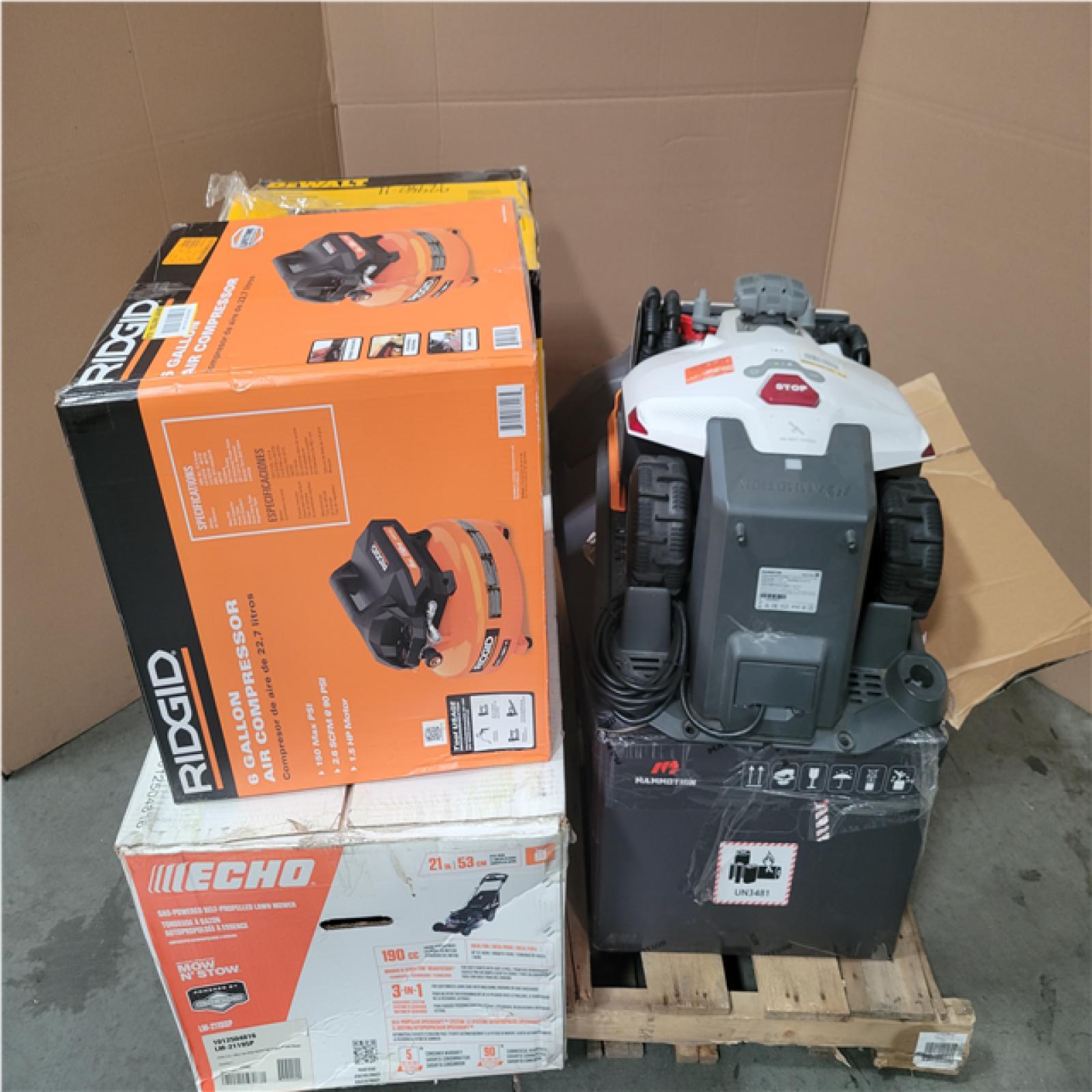 CALIFORNIA AS-IS OUTDOOR POWER EQUIPMENT
