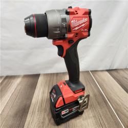 AS-IS  Milwaukee 2904-22 Hammer Drill Driver Kit with Batteries  Charger & Tool Case  Red