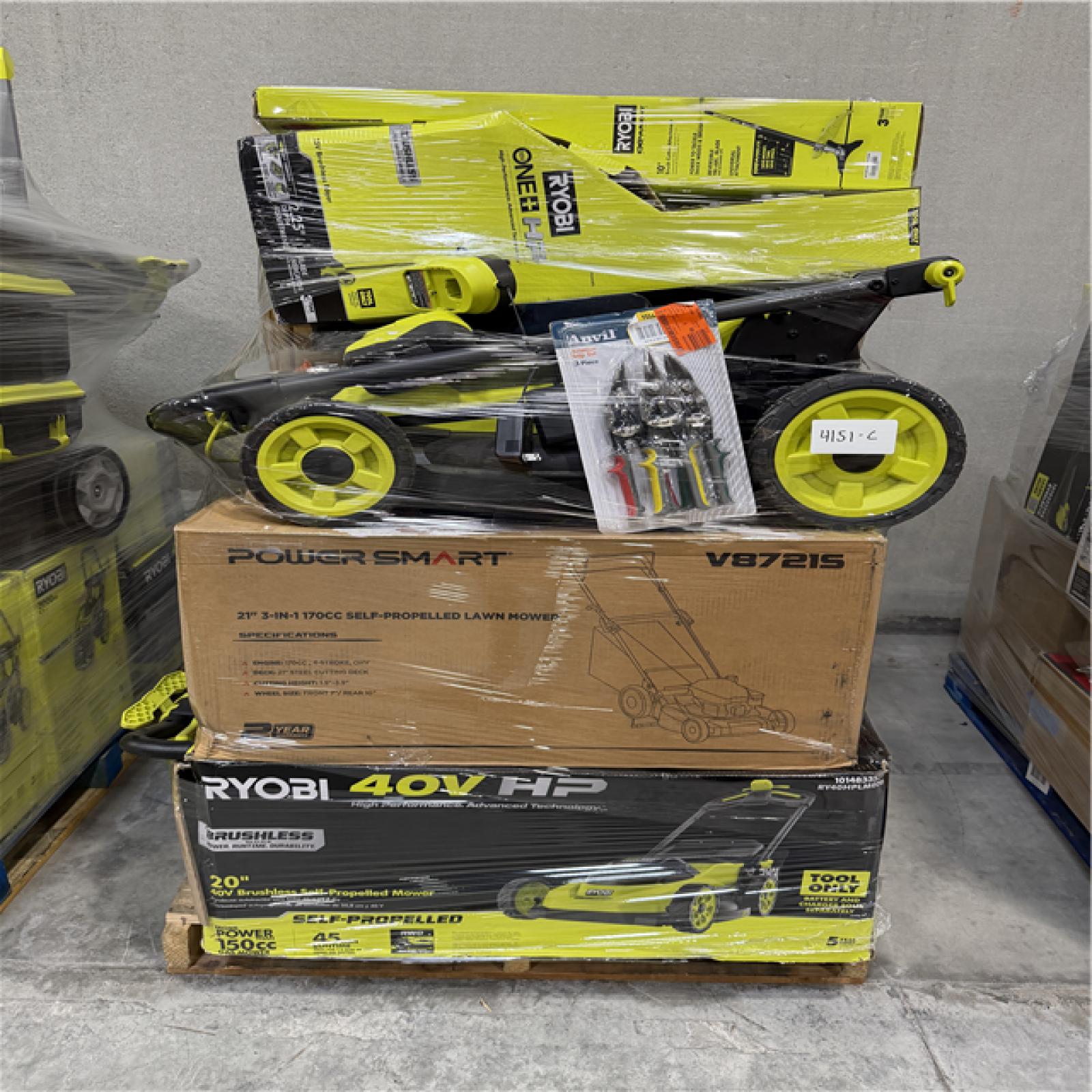 Atlanta Location AS-IS Tools Partial Truckload (6 Pallets) 4151-C