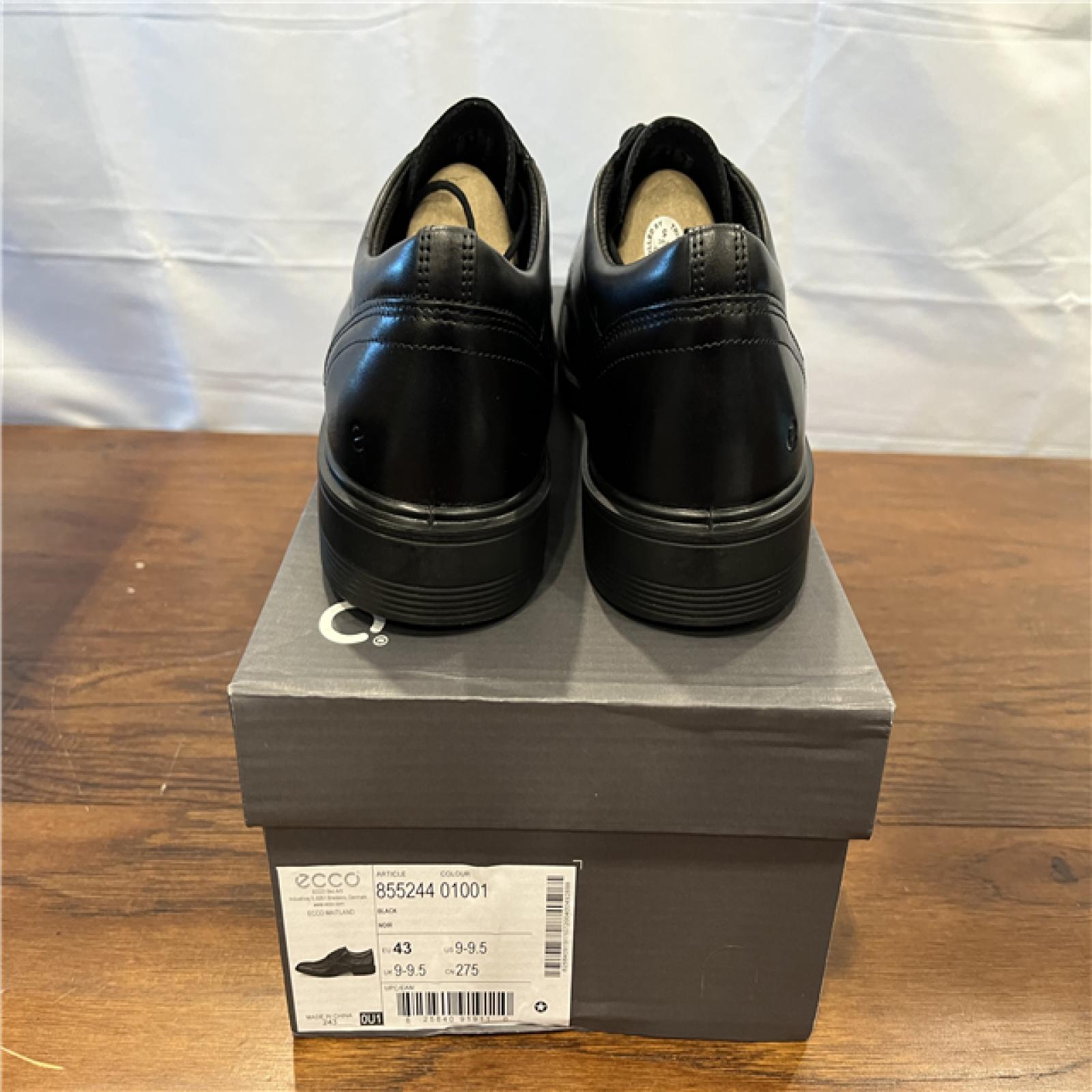 NEW! ECCO Maitland Derby Size 9 Leather Black