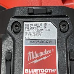 AS-IS Milwaukee 12-Volt Lithium-Ion Cordless Bluetooth Jobsite Speaker with PACKOUT Compatibility
