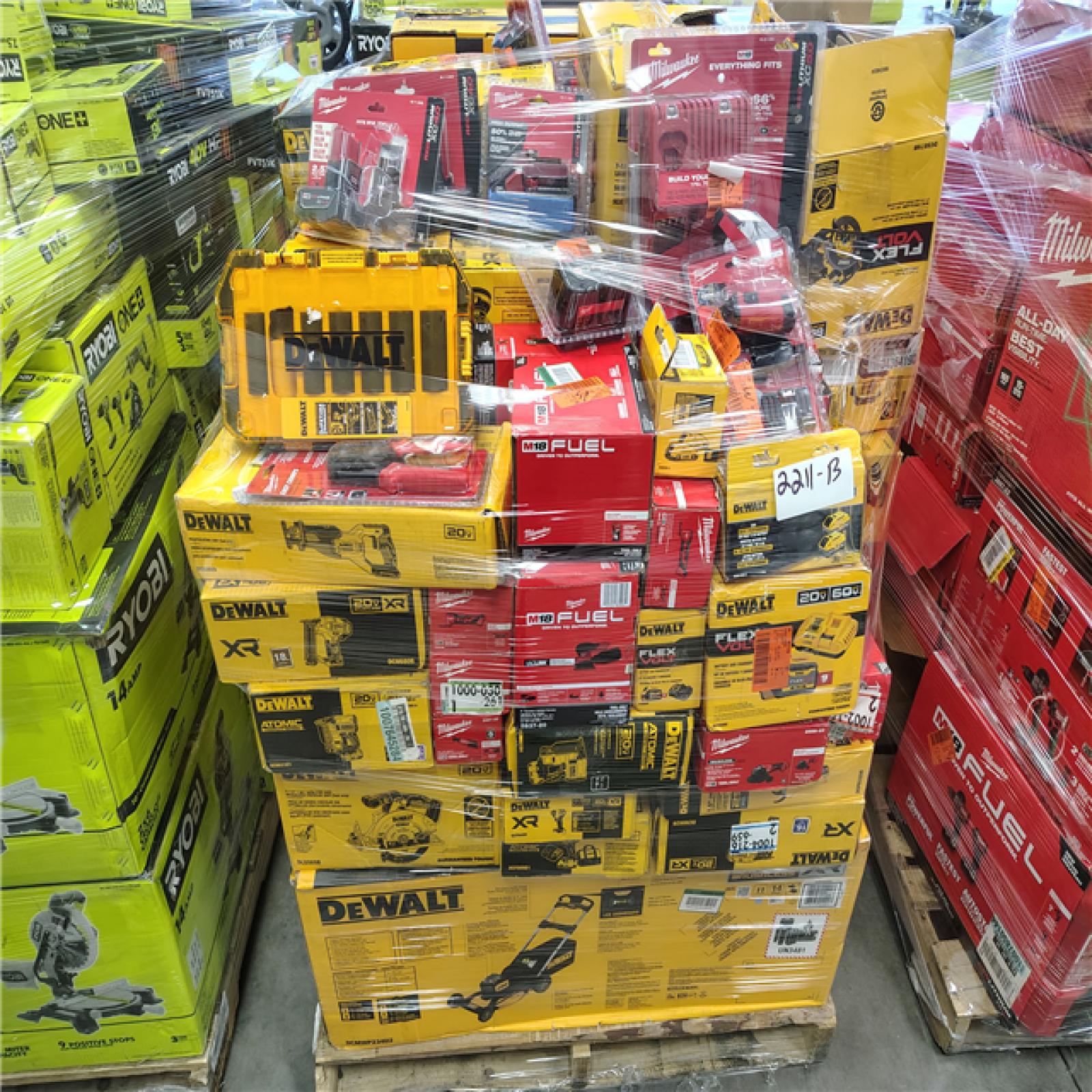 Pittston Location As-Is Power Tools Partial Truckload (12 Pallets) 2211-B