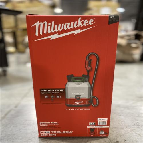 DALLAS LOCATION - Milwaukee M18 18-Volt 4 Gal. Lithium-Ion Cordless Switch Tank Backpack Pesticide Sprayer