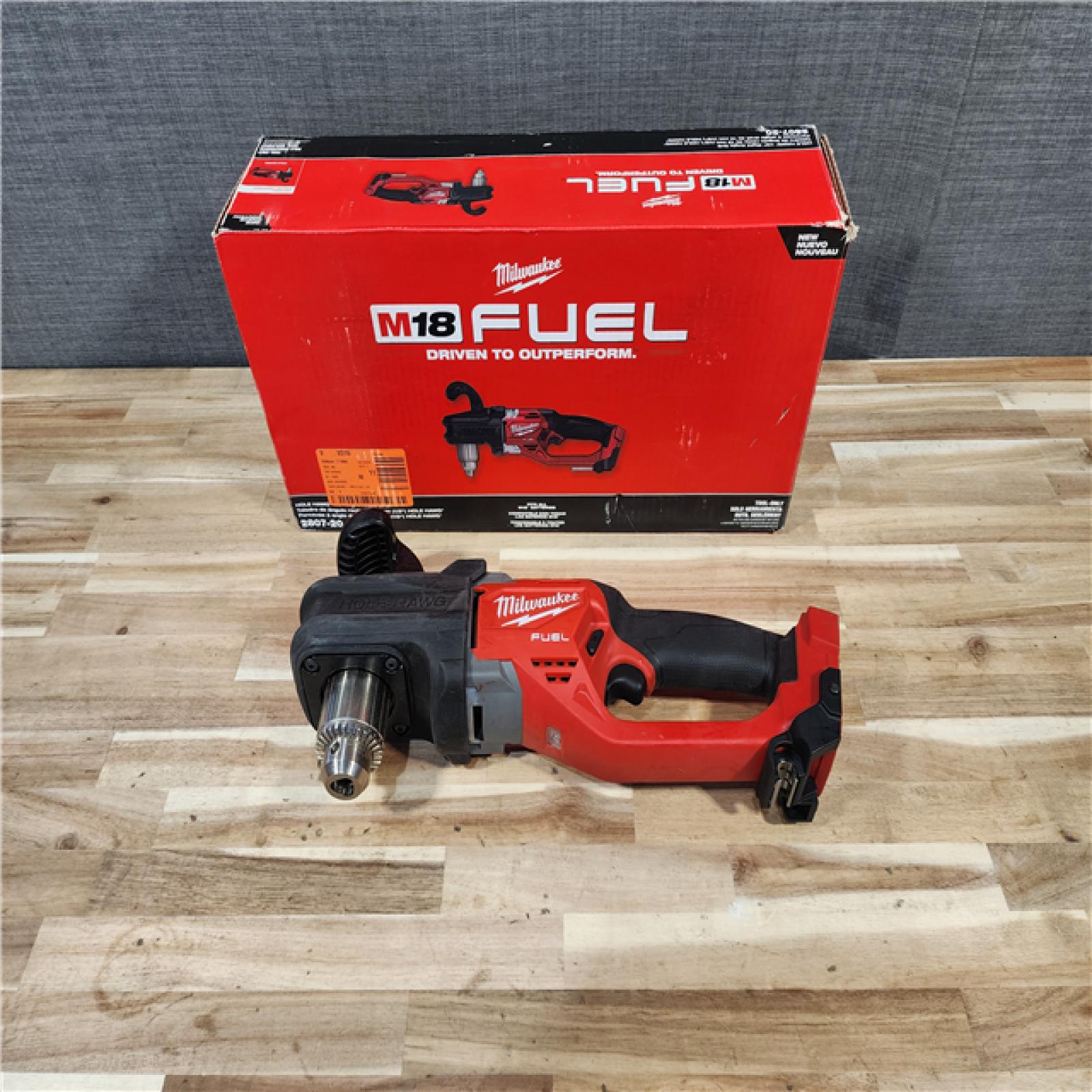 HOUSTON LOCATION - AS-IS Milwaukee FUEL GEN II 18V Lithium-Ion Brushless Cordless 1/2 in. Hole Hawg Right Angle Drill (Tool-Only)