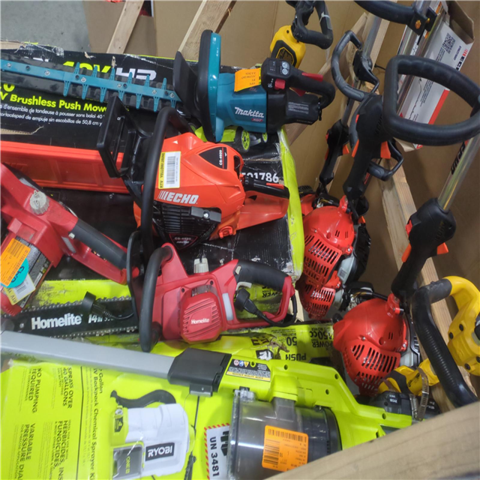 CALIFORNIA AS-IS OUTDOOR POWER EQUIPMENT