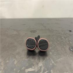 AS-IS- Milwaukee Red Lithium USB Bluetooth Jobsite Ear Buds