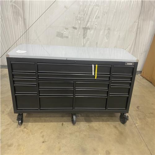 Houston Location - AS-IS home improvement pallet HUSKY 84 IN. 18 DRAWER MOBILE WORK BENCH