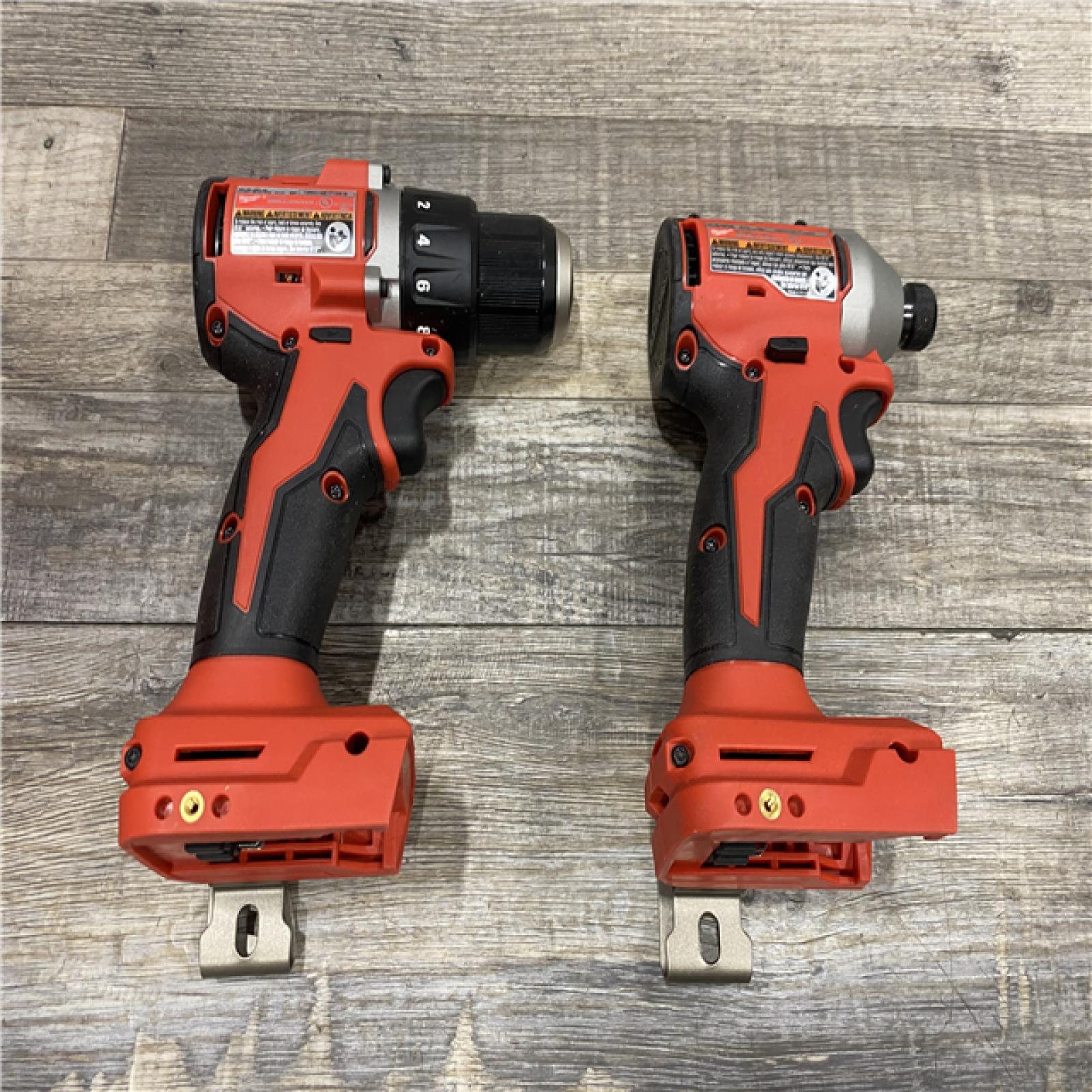 AS-IS Milwaukee 18V Lithium-Ion Brushless Cordless Compact Drill/Impact Combo Kit
