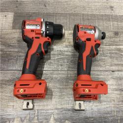 AS-IS Milwaukee 18V Lithium-Ion Brushless Cordless Compact Drill/Impact Combo Kit