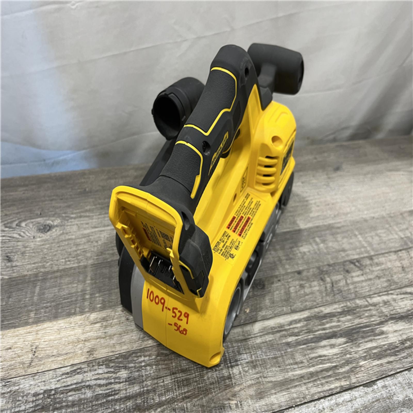 AS-IS DEWALT 20V MAX* XR Brushless Cordless Belt Sander (Tool-Only)