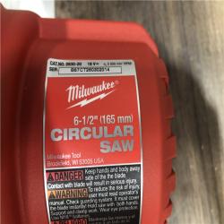 AS-IS Milwaukee 18V Lithium-Ion Cordless 6-1/2 in. Circular Saw (Tool-Only)