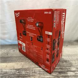 NEW - Milwaukee 18V Lithium-Ion Cordless Drill Driver/Impact Driver Combo Kit