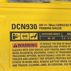 AS-IS DEWALT 20V 30 Degree Cordless Framing Nailer (Tool-Only)
