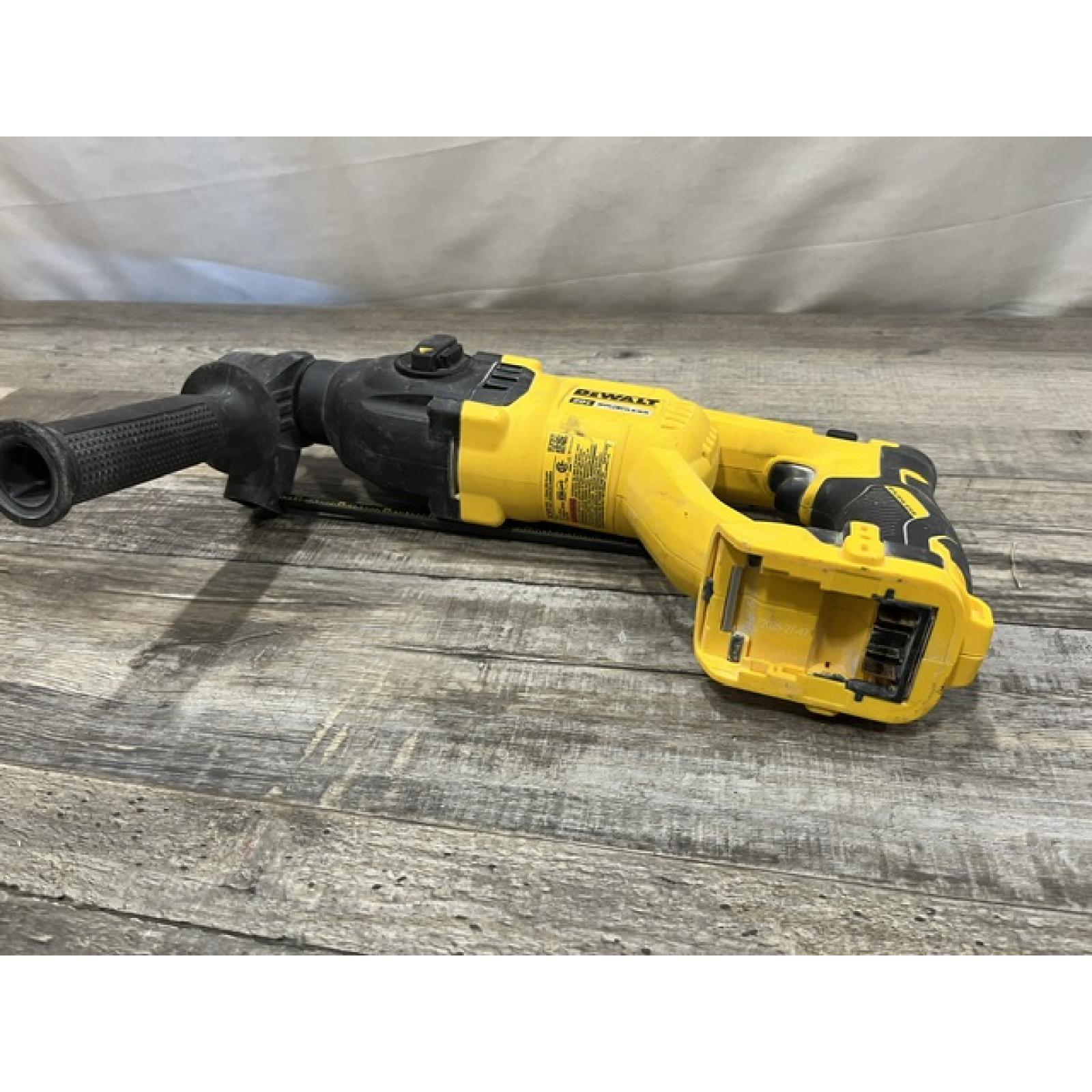 AS-IS DEWALT 20V MAX Cordless Brushless 1 in. SDS Plus D-Handle Concrete and Masonry Rotary Hammer (Tool Only)
