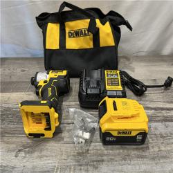 AS-IS DEWALT 20-Volt Maximum XR Lithium-Ion Cordless Brushless 1/4 in. 3-Speed Impact Driver Kit