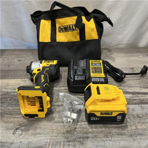 AS-IS DEWALT 20-Volt Maximum XR Lithium-Ion Cordless Brushless 1/4 in. 3-Speed Impact Driver Kit