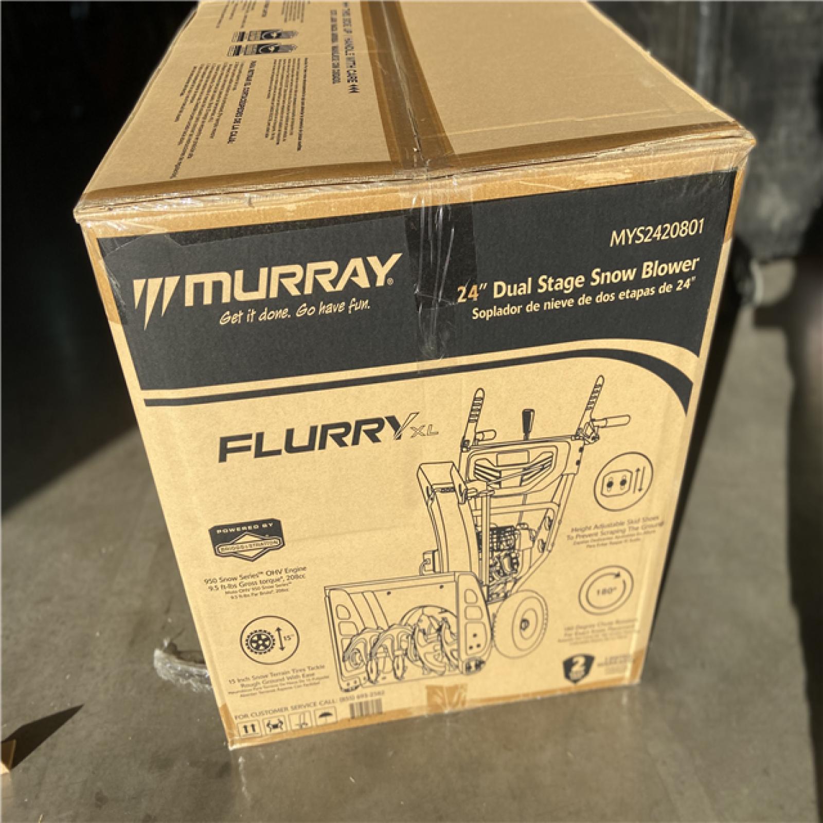 DALLAS LOCATION - Murray 24 in. 208cc Self-Propelled 2-Stage Gas Snow Blower with Electric Start