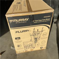 DALLAS LOCATION - Murray 24 in. 208cc Self-Propelled 2-Stage Gas Snow Blower with Electric Start