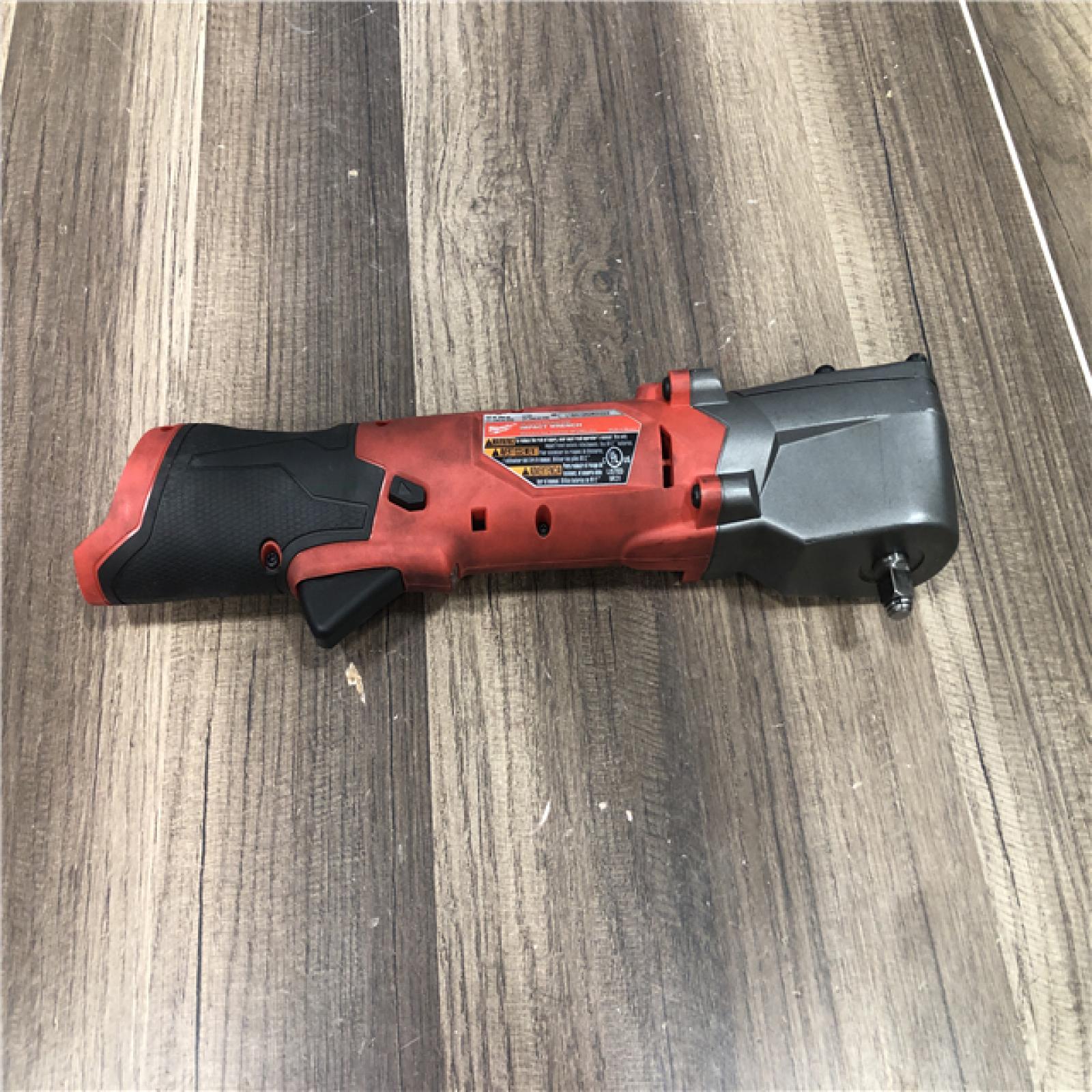 AS-IS Milwaukee FUEL 12V Lithium-Ion Brushless Cordless 3/8 in. Right Angle Impact Wrench (Tool-Only)