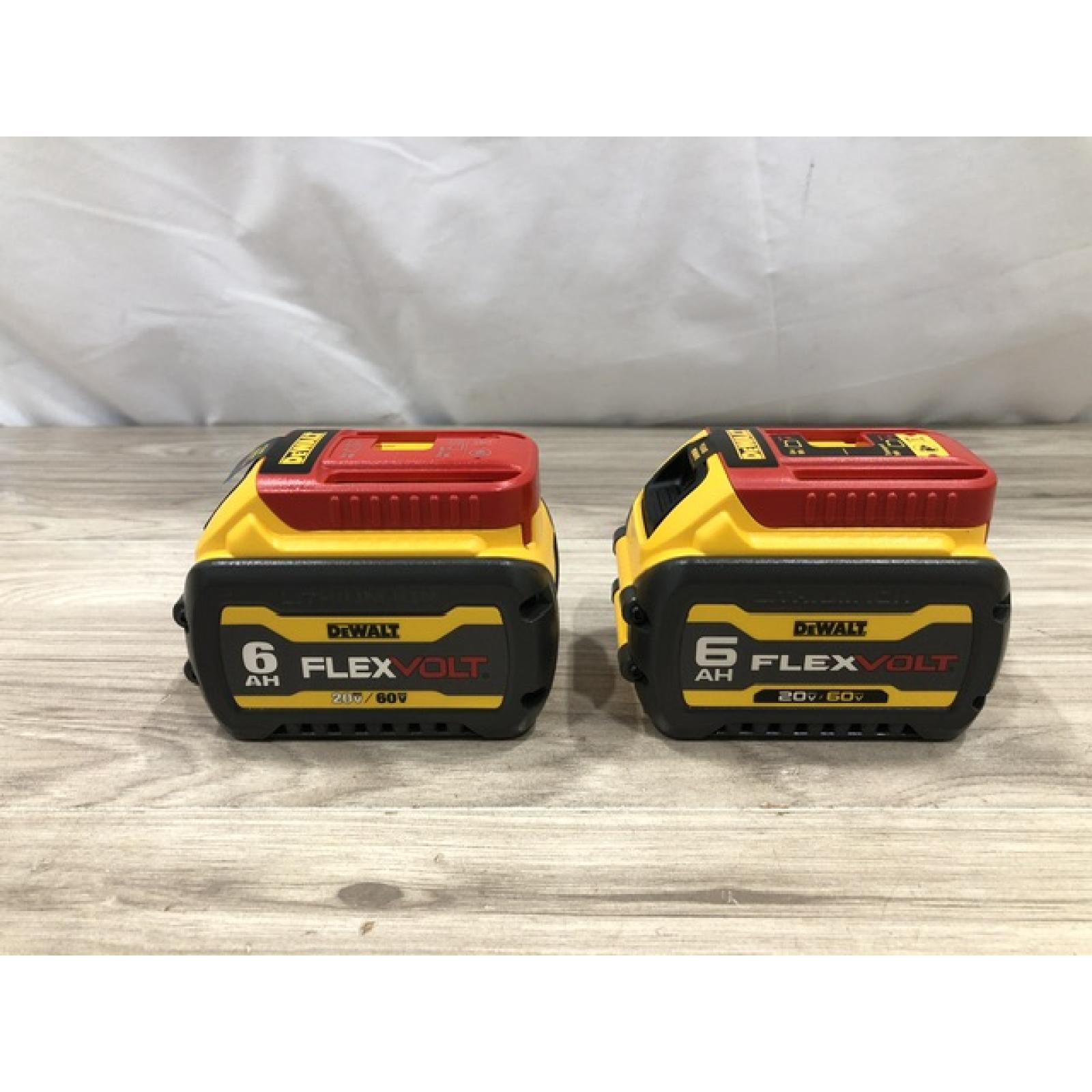 AS-IS DEWALT FLEXVOLT 20-Volt/60-Volt MAX Lithium-Ion 6.0Ah Battery Pack (2-Pack)