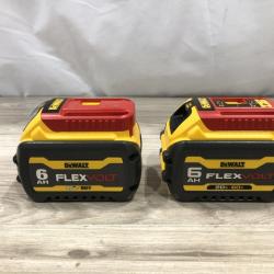 AS-IS DEWALT FLEXVOLT 20-Volt/60-Volt MAX Lithium-Ion 6.0Ah Battery Pack (2-Pack)