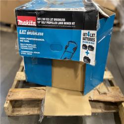 DALLAS LOCATION - Makita 18 in. 18V X2 (36V) LXT Lithium-Ion Cordless Walk Behind Self Propelled Lawn Mower Kit
