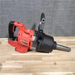 HOUSTON LOCATION - AS-IS (APPEARS LIKE NEW) Milwaukee FUEL 18V Lithium-Ion Brushless Cordless 1 in. Impact Wrench Extended Reach D-Handle Kit