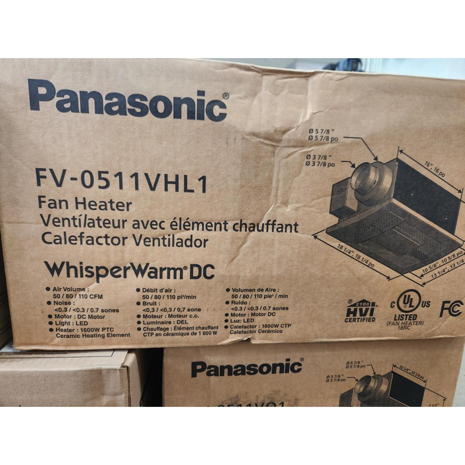 Phoenix NEW Mixed Panasonic Ventilator fans and Heaters Pallet (17-Total)