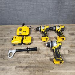HOUSTON LOCATION - AS-IS DEWALT 3 TOOL COMBO KIT W/ (2) BATTERY & CHARGER