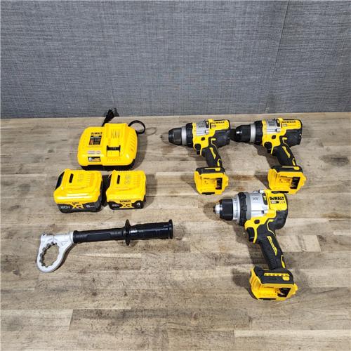 HOUSTON LOCATION - AS-IS DEWALT 3 TOOL COMBO KIT W/ (2) BATTERY & CHARGER