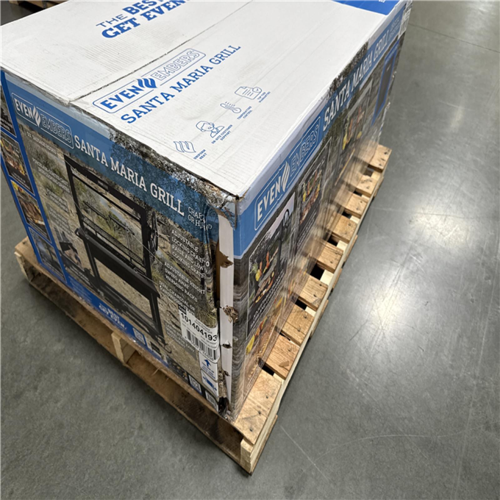 California AS-IS Santa Maria Grill Charcoal or Hardwood (Damaged Box)