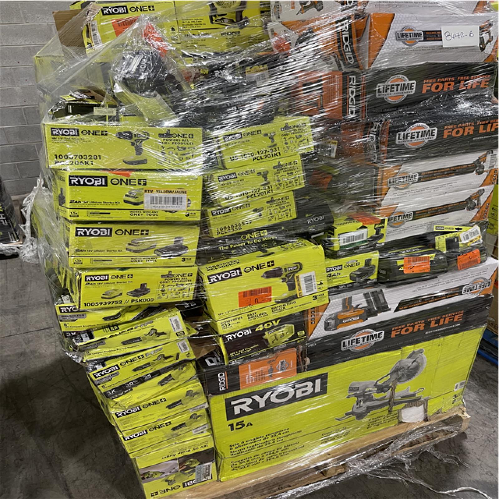 Pittston Location As-Is Power Tools Partial Truckload (13 Pallets) 8672-B