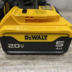 AS-IS DEWALT 20V MAX Lithium-Ion Cordless 1/2 in. Impact Wrench Kit
