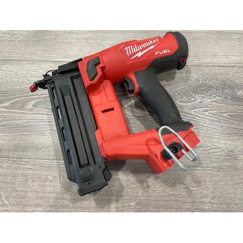 AS-IS Milwaukee FUEL 18-Volt Lithium-Ion Brushless Cordless Gen II 18-Gauge Brad Nailer (Tool-Only)