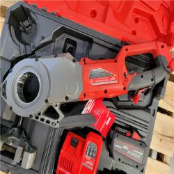 CALIFORNIA AS-IS Milwaukee Pipe Threader  Includes (2) Batteries  Charger & Hard Case