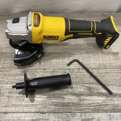 AS-IS DEWALT 20V MAX Cordless Brushless 4-1/2 in. Angle Grinder with Paddle Switch (Tool Only)