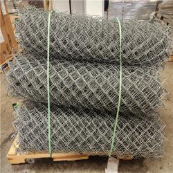 Phoenix LOcation  Everbilt 48 in. x 50 ft. 11.5-Gauge Galvanized Steel Chain Link Fence Fabric Pallet (8 Rolls)