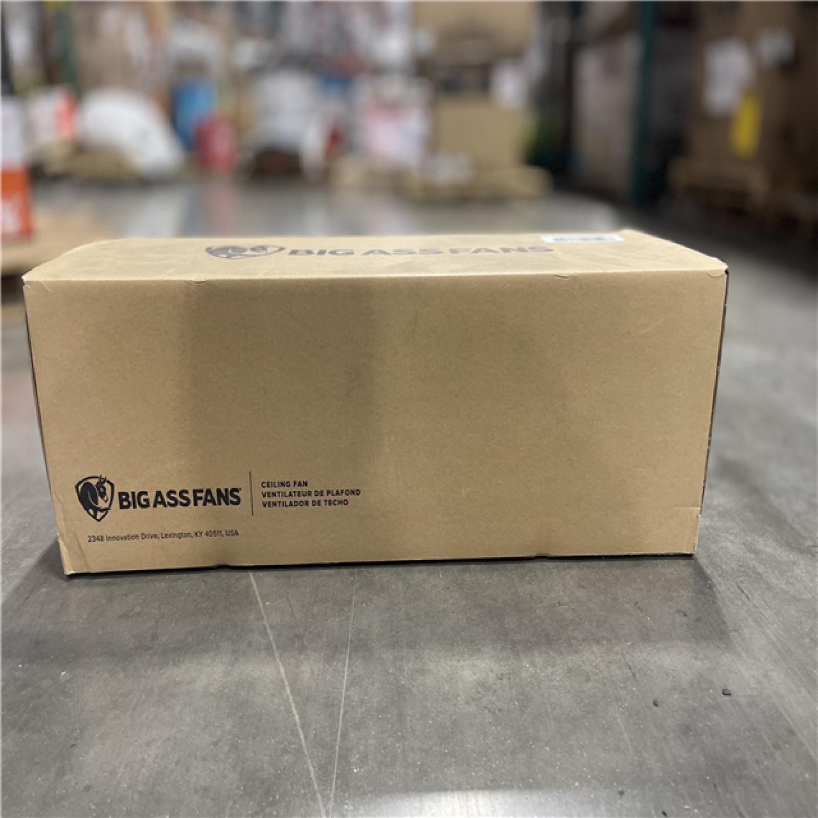 DALLAS LOCATION- NEW!- Big Ass Fans Haiku L 52 in. Indoor White Ceiling Fan with Integrated LED Light  Works with Alexa  Remote Control Included