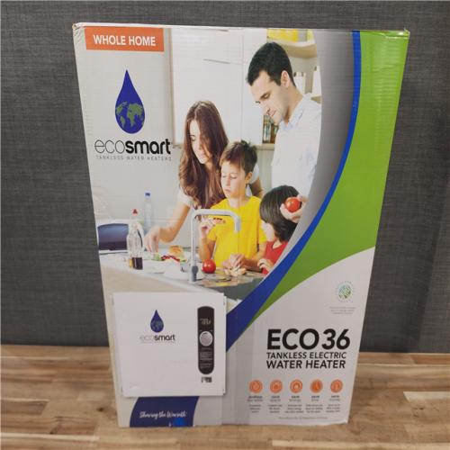 HOUSTON LOCATION - AS-IS (NEW) ECO36 TANKLESS ELECTRIC WATER HEATER