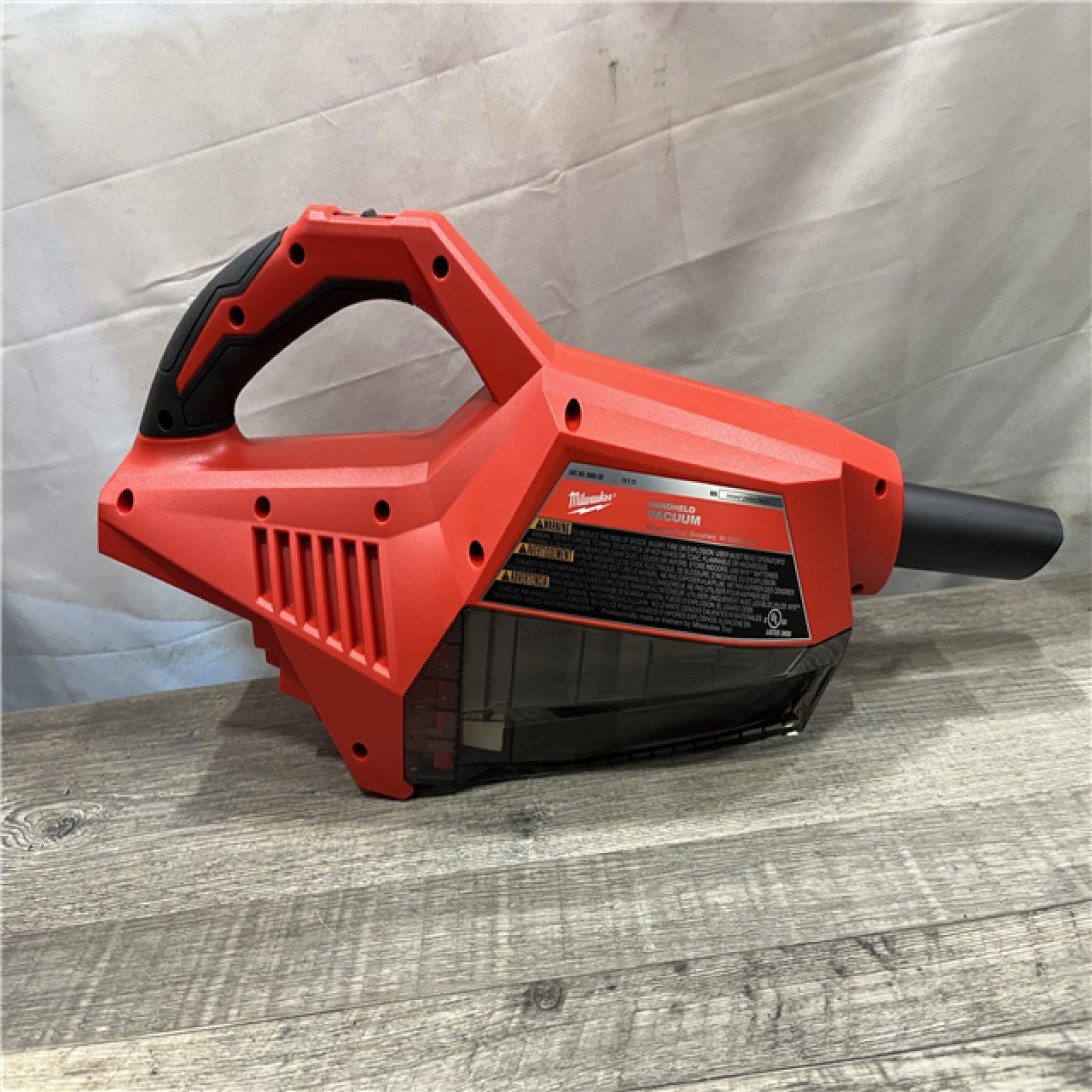 AS-IS Milwaukee 18-Volt Lithium-Ion Brushless Bagless Cordless HEPA Handheld Vacuum (Vacuum Only)