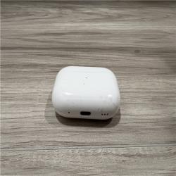 AS-IS Apple AirPods Pro (2nd Generation) with the USB-C MagSafe Charging Case