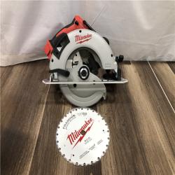 AS-IS Milwaukee 18V Lithium-Ion Brushless Cordless 7-1/4 in. Circular Saw (Tool-Only)