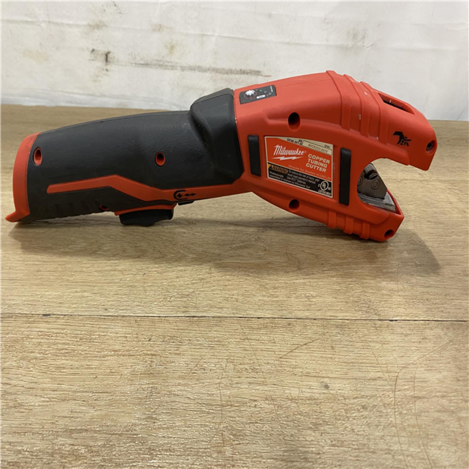 AS-IS Milwaukee 12V Lithium-Ion Cordless Copper Tubing Cutter (Tool-Only)
