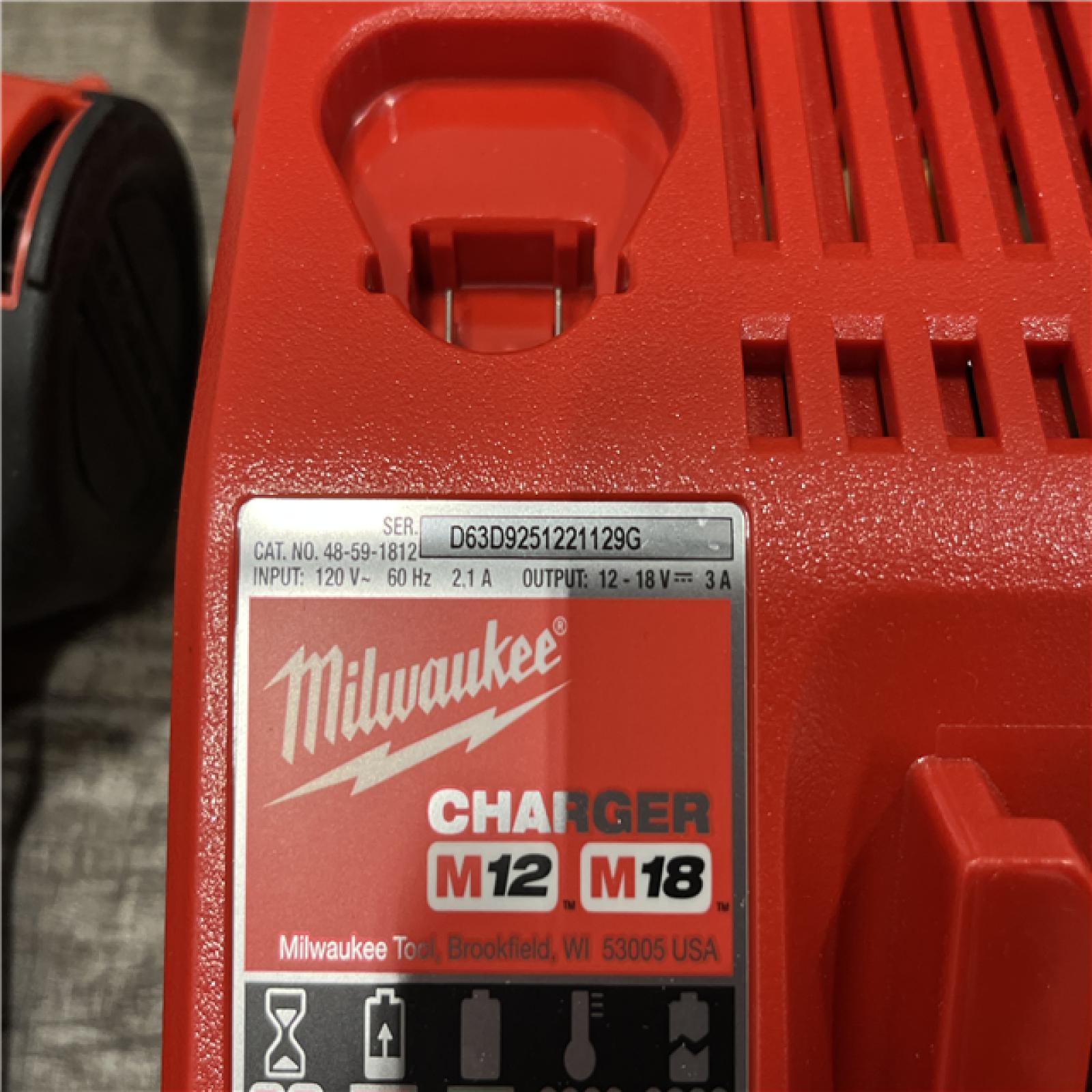 AS-IS Milwaukee 18V Lithium-Ion Brushless Cordless Compact Drill/Impact Combo Kit