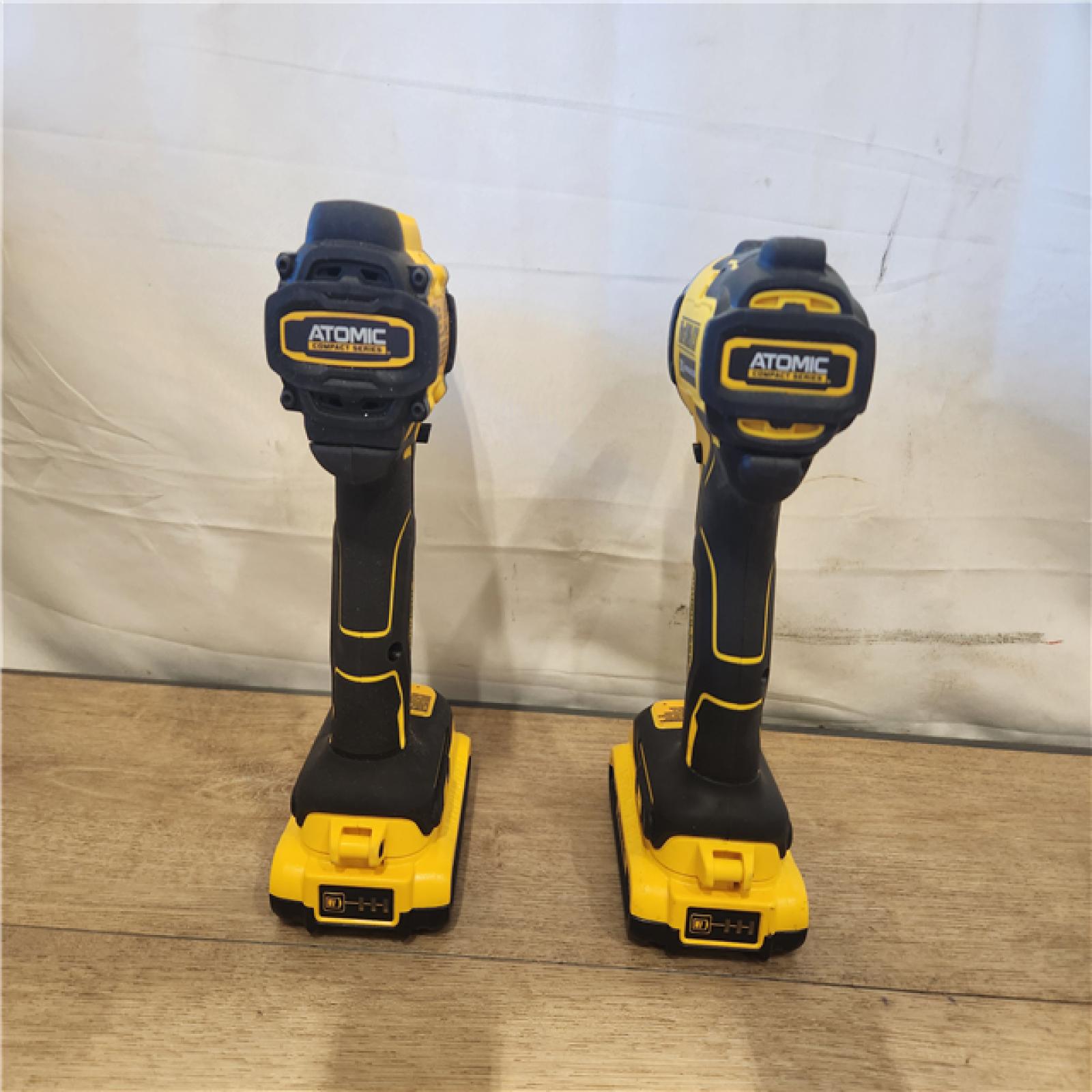 AS-IS- DEWALT ATOMIC 20-Volt MAX Lithium-Ion Cordless Combo (2-Tool) Kit